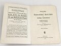"Grundzüge des Theoretischen Unterrichts der freiwilligen Sanitätskolonnen" datiert 1914, 59 Seiten, über DIN A6