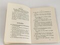 "Grundzüge des Theoretischen Unterrichts der freiwilligen Sanitätskolonnen" datiert 1914, 59 Seiten, über DIN A6