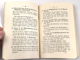 "Die Verwendung des Infanterie-Gewehrs m/71. 84." datiert 1887, 31 Seiten, Kleinformat