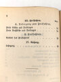 D.V.E.Nr. 166. "Bajonettir.Vorschrift" datiert 1901, 30 Seiten, DIN A6