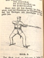 D.V.E.Nr. 166. "Bajonettir.Vorschrift" datiert 1901, 30 Seiten, DIN A6