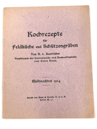 "Kochrezepte für Feldküche und...