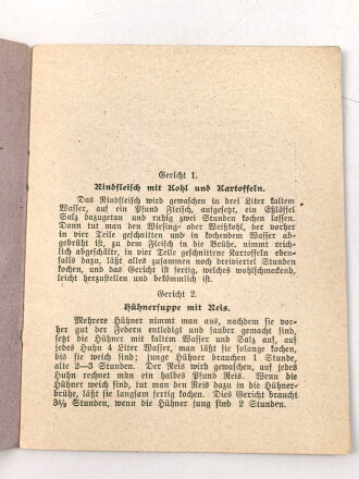 "Kochrezepte für Feldküche und...