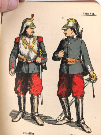 "Kurze Zusammenstellung über die Französische Armee" datiert 1914, 31 Seiten plus Tafeln, DIN A6
