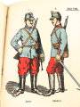 "Kurze Zusammenstellung über die Französische Armee" datiert 1914, 31 Seiten plus Tafeln, DIN A6