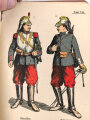 "Kurze Zusammenstellung über die Französische Armee" datiert 1914, 31 Seiten plus Tafeln, DIN A6