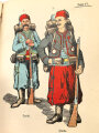 "Kurze Zusammenstellung über die Französische Armee" datiert 1914, 31 Seiten plus Tafeln, DIN A6