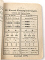 "Kurze Zusammenstellung über die Französische Armee" datiert 1917, 46 Seiten plus Tafeln, DIN A6