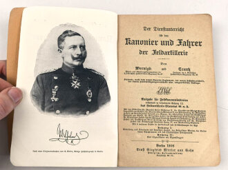 "Der Dienstunterricht für den Kanonier und...