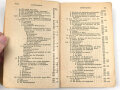 "Der Dienstunterricht für den Kanonier und Fahrer der Feldartillerie" datiert 1908, 162 Seiten, DIN A5