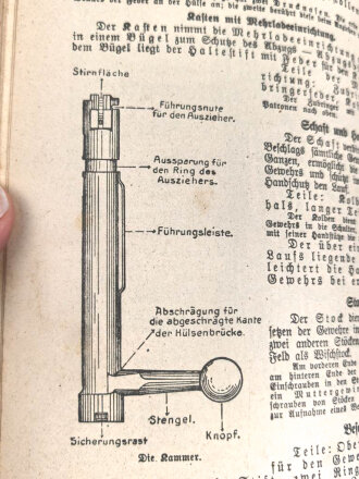 "Der Feldgraue - Leitfaden für den Dienstunterricht des Infanteristen" datiert 1916, 234 Seiten, DIN A5