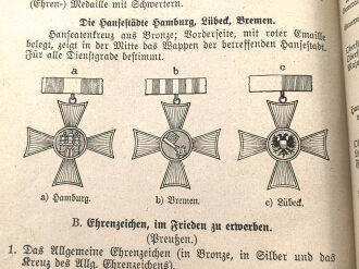 "Der Feldgraue - Leitfaden für den Dienstunterricht des Infanteristen" datiert 1916, 234 Seiten, DIN A5