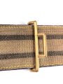 Preußen, Feldbinde für einen Militärarzt. Guter Zustand, das besondere Schloß mit sehr gut erhaltener Vergoldung. Gesamtlänge 112cm