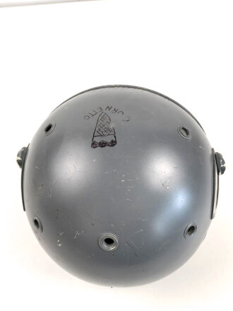 Bundeswehr , Luftwaffe Pilotenhelm Modell " Gueneau " 1990iger Jahre, gebraucht. Das " klare" Visier defekt