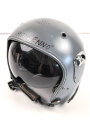 Bundeswehr , Luftwaffe Pilotenhelm Modell " Gueneau " 1990iger Jahre, gebraucht. Das " klare" Visier defekt