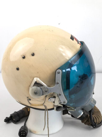 Bundeswehr , Luftwaffe Pilotenhelm Modell " Gentex HGU-2 "  gebraucht.