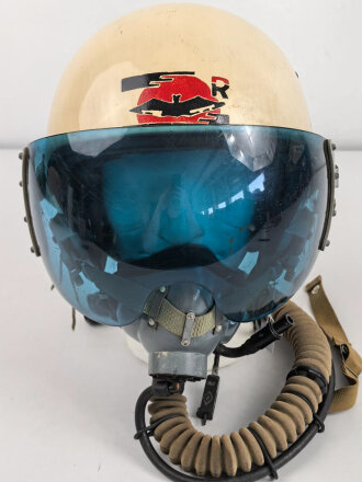 Bundeswehr , Luftwaffe Pilotenhelm Modell " Gentex HGU-2 "  gebraucht.