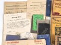 Kaiserreich und 1. Weltkrieg, Konvolut Hefte, Bücher und Papiere. Nicht auf Vollständigkeit oder Zustand geprüft