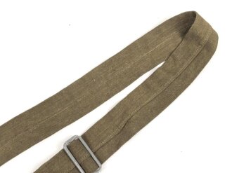 Kriegsmarine, Trageriemen für einen Brotbeutel . Deutlich breiter als das Heeresmodell, so nur bei der Kriegsmarine getragen. Guter Zustand