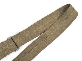 Kriegsmarine, Trageriemen für einen Brotbeutel . Deutlich breiter als das Heeresmodell, so nur bei der Kriegsmarine getragen. Guter Zustand