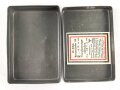 Transportkasten aus Blech für " 15 Brennzünder 25 " der Wehrmacht, datiert 1938