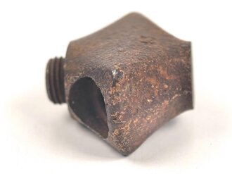 Adapter für die Zünder zur S-Mine 35 der Wehrmacht. Originallack , leer