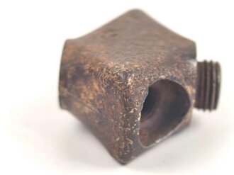 Adapter für die Zünder zur S-Mine 35 der Wehrmacht. Originallack , leer