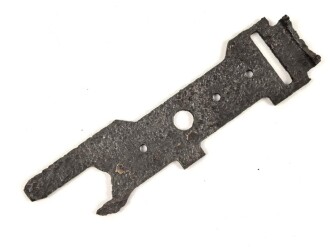 Spannschlüssel für Tellerminen Zünder der Wehrmacht. Narbiger Bodenfund