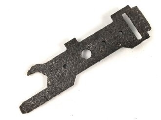 Spannschlüssel für Tellerminen Zünder der Wehrmacht. Narbiger Bodenfund