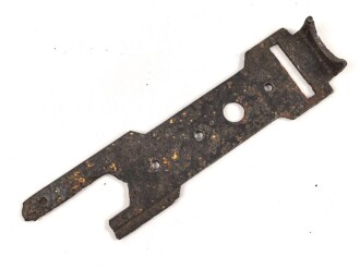 Spannschlüssel für Tellerminen Zünder der Wehrmacht. Narbiger Bodenfund