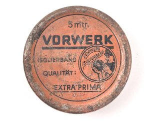 Isolierbanddose mit Inhalt aus der Zeit des 2. Weltkrieg, so bei den Pionieren und der Nachrichtentruppe verwendet. #1
