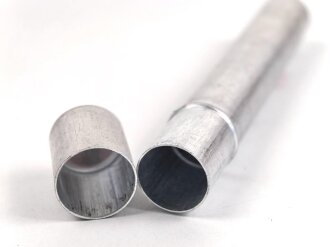 Aluminiumröhrchen leer "Hydrarg chlorat 0,2g" Sanitätsmaterial Wehrmacht