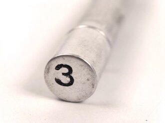 Aluminiumröhrchen leer "Bismut subgallic 1g" Sanitätsmaterial Wehrmacht