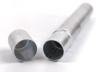 Aluminiumröhrchen leer "Bismut subgallic 1g" Sanitätsmaterial Wehrmacht