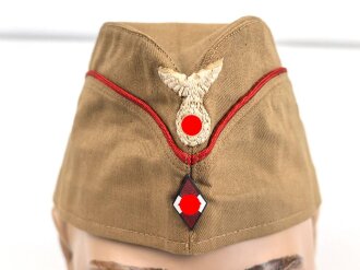 Hitlerjugend, Schiffchen "Sommermütze" in sehr gutem Zustand. Ungetragens Stück mit RZM Etikett, , Kopfgrösse 57