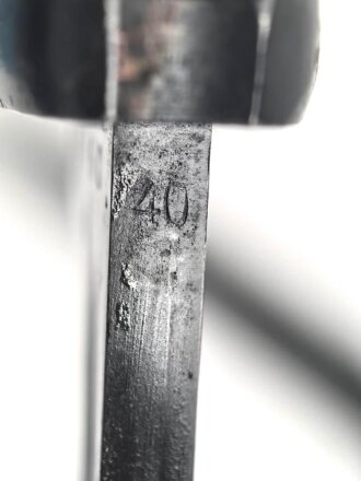 Norwegen, Seitengewehr Modell 84/98 der Wehrmacht aptiert für Modell 1957 Selbstladegewehr mit Tragehaken für ein U.S. Lochkoppel