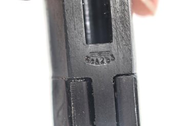 Norwegen, Seitengewehr Modell 84/98 der Wehrmacht aptiert für Modell 1957 Selbstladegewehr mit Tragehaken für ein U.S. Lochkoppel