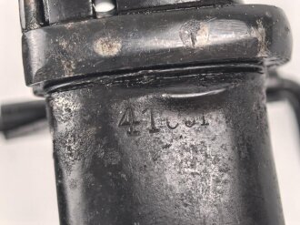 Norwegen, Seitengewehr Modell 84/98 der Wehrmacht aptiert für Modell 1957 Selbstladegewehr mit Tragehaken für ein U.S. Lochkoppel