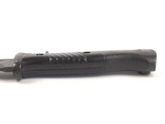 Norwegen, Seitengewehr Modell 84/98 der Wehrmacht aptiert für Modell 1957 Selbstladegewehr mit Tragehaken für ein U.S. Lochkoppel