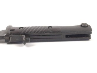 Norwegen, Seitengewehr Modell 84/98 der Wehrmacht aptiert für Modell 1957 Selbstladegewehr mit Tragehaken für ein U.S. Lochkoppel