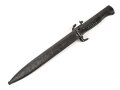 Norwegen, Seitengewehr Modell 84/98 der Wehrmacht aptiert für Modell 1957 Selbstladegewehr mit Tragehaken für ein U.S. Lochkoppel