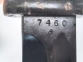 Norwegen, Seitengewehr Modell 84/98 der Wehrmacht aptiert für Modell 1957 Selbstladegewehr mit Tragehaken für ein U.S. Lochkoppel