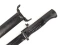 Norwegen, Seitengewehr Modell 84/98 der Wehrmacht aptiert für Modell 1957 Selbstladegewehr mit Tragehaken für ein U.S. Lochkoppel
