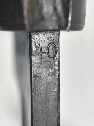 Norwegen, Seitengewehr Modell 84/98 der Wehrmacht aptiert für Modell 1957 Selbstladegewehr mit Tragehaken für ein U.S. Lochkoppel