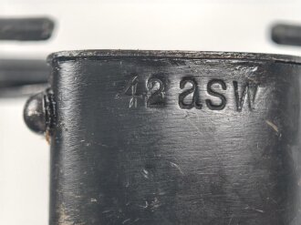 Norwegen, Seitengewehr Modell 84/98 der Wehrmacht aptiert für Modell 1957 Selbstladegewehr mit Tragehaken für ein U.S. Lochkoppel