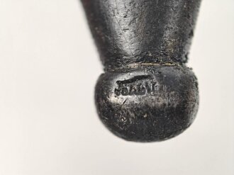 Norwegen, Seitengewehr Modell 84/98 der Wehrmacht aptiert für Modell 1957 Selbstladegewehr mit Tragehaken für ein U.S. Lochkoppel
