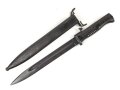 Norwegen, Seitengewehr Modell 84/98 der Wehrmacht aptiert für Modell 1957 Selbstladegewehr mit Tragehaken für ein U.S. Lochkoppel