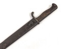 1.Weltkrieg Preussen, Seitengewerhr Modell 1898/05 mit preussischer Abnahme von 1918. Leicht narbiges Stück