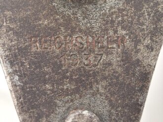 Flaschenzug " Reichsheer 1937" Guter Zustand, Gesamthöhe etwa 16,5cm