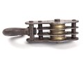 Flaschenzug " Reichsheer 1937" Guter Zustand, Gesamthöhe etwa 16,5cm